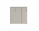 Prime™ 40"H Triple Column Locker, One Row, 42"W x 18"D, Flat Metal Doors - Left Opening