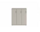Prime™ 40"H Triple Column Locker, One Row, 36"W x 18"D, Flat Metal Doors - Left Opening