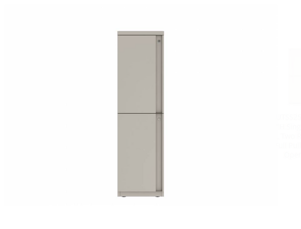 Prime™ 53.6"H Single Column Locker, Two Rows, 15"W x 18"D, Full Pull Doors - Left Opening