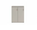 Prime™ 40"H Double Column Locker, One Row, 30"W x 18"D, Flat Metal Doors - Left Opening