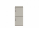 Prime™ 40"H Single Column Locker, Two Rows, 18"W x 18"D, Flat Metal Doors - Right Opening