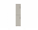 Prime™ 53.6"H Single Column Locker, Two Rows, 12"W x 18"D, Flat Metal Doors - Left Opening