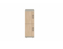 Prime™ 35.2"H Single Column Locker, Two Rows, 12"W x 18"D, Laminate Doors - Left Opening