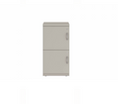 Prime™ 35.2"H Single Column Locker, Two Rows, 18"W x 18"D, Flat Metal Doors - Left Opening