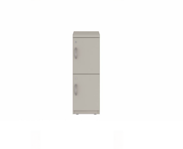 Prime™ 35.2"H Single Column Locker, Two Rows, 12"W x 18"D, Flat Metal Doors - Right Opening