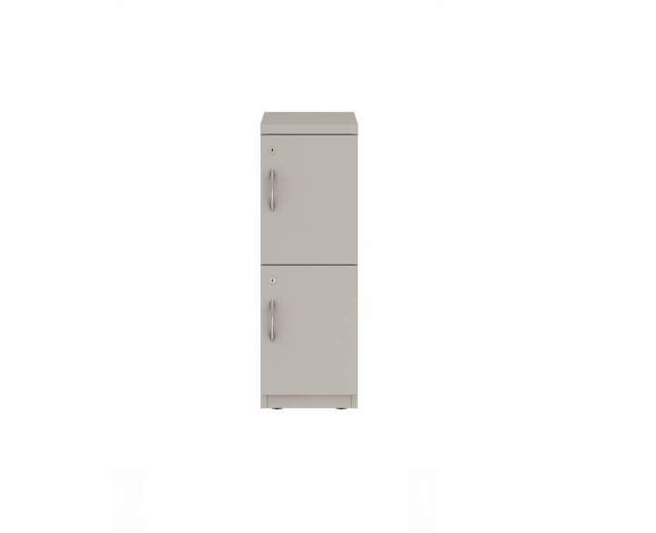 Prime™ 35.2"H Single Column Locker, Two Rows, 12"W x 18"D, Flat Metal Doors - Right Opening