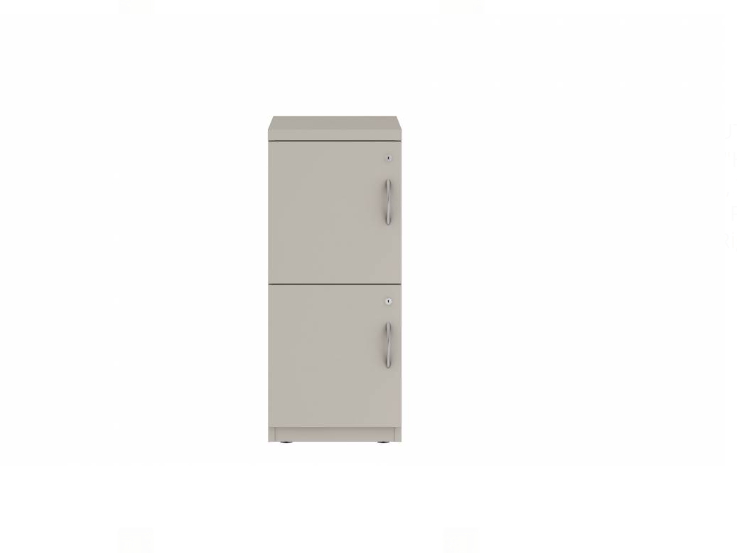 Prime™ 35.2"H Single Column Locker, Two Rows, 15"W x 18"D, Flat Metal Doors - Left Opening