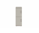 Prime™ 35.2"H Single Column Locker, Two Rows, 12"W x 18"D, Flat Metal Doors - Left Opening
