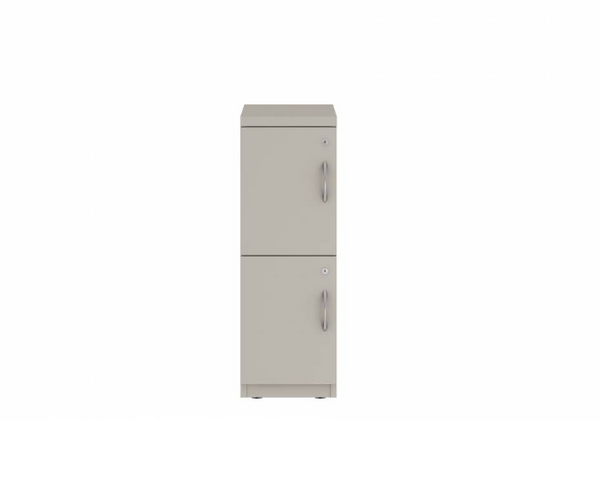 Prime™ 35.2"H Single Column Locker, Two Rows, 12"W x 18"D, Flat Metal Doors - Left Opening