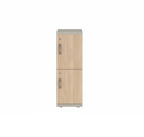 Prime™ 35.2"H Single Column Locker, Two Rows, 12"W x 18"D, Laminate Doors - Right Opening