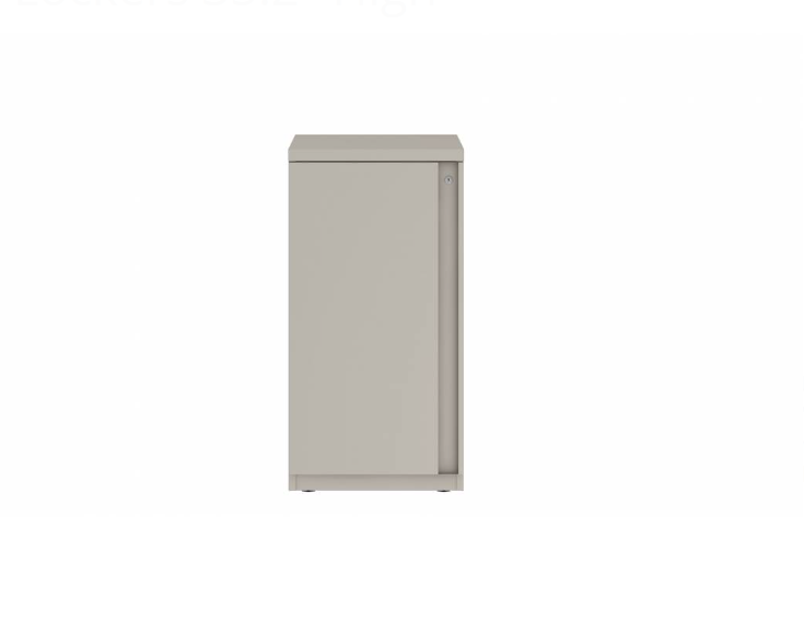 Prime™ 35.2"H Single Column Locker, One Row, 18"W x 18"D, Full Pull Door - Left Opening