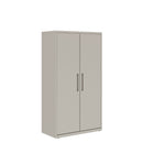 Prime™ 65.6"H Wardrobe Cabinet, 36"W x 18"D - Full Width Shelf & Center Divider, Shelving - Left, Wardrobe - Right