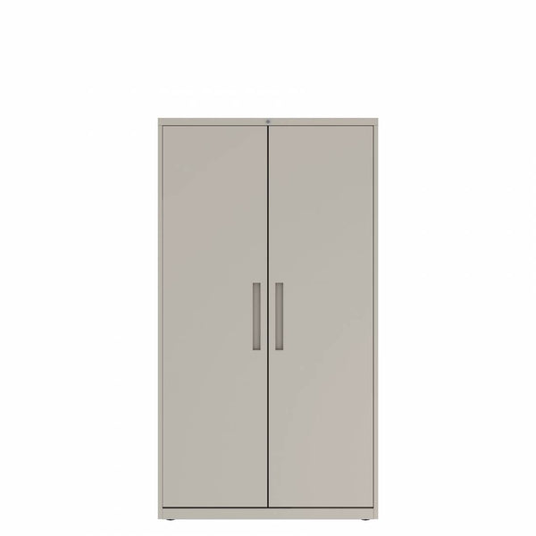 Prime™ 65.6"H Wardrobe Cabinet, 36"W x 18"D - Full Width Shelf & Center Divider, Shelving - Left, Wardrobe - Right
