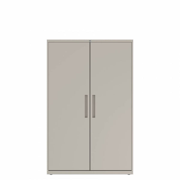 Prime™ 65.6"H Wardrobe Cabinet, 42"W x 18"D - Full Width Shelf & Center Divider, Shelving - Left, Wardrobe - Right