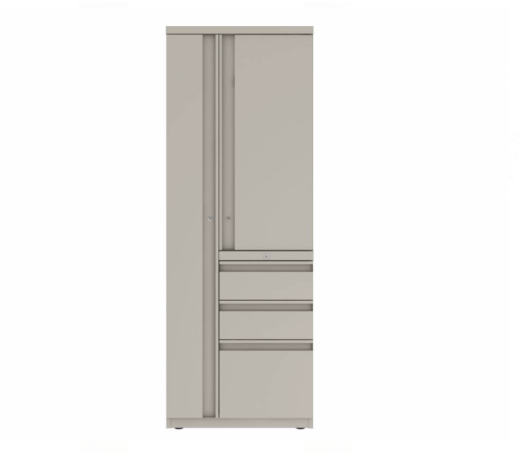 Prime™ 65.6"H Personal Tower, Wardrobe - Left, Box/Box/File - Right