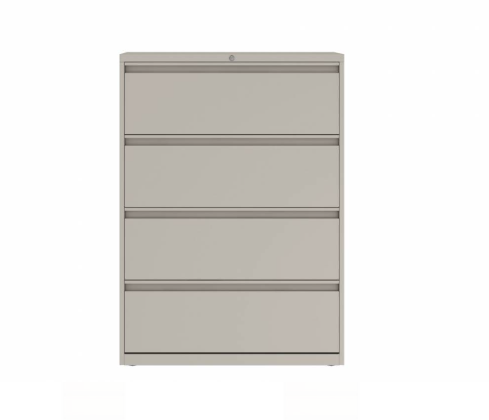 Prime™ 49.6"H Four Drawer Lateral Filing Cabinet, 36"W x 18"D - Fixed Front