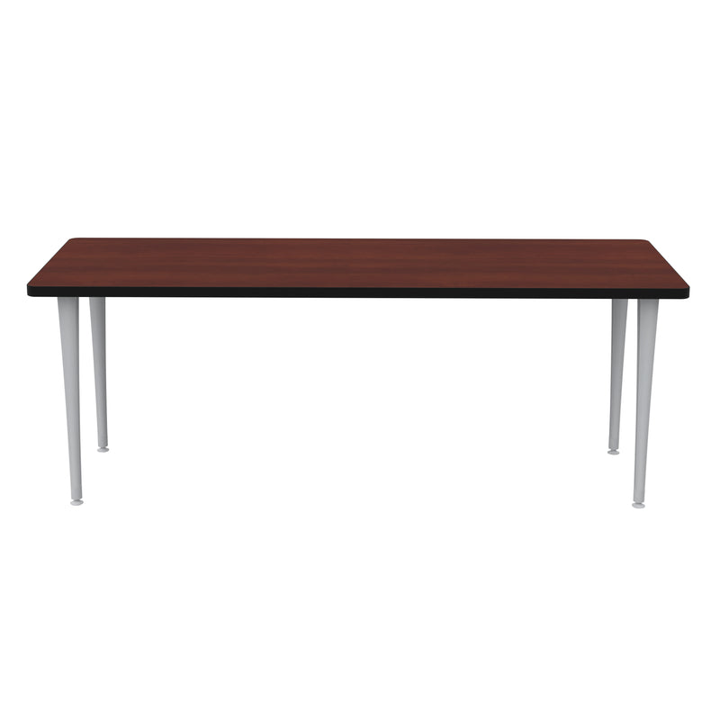 Rumba 72x24" Fixed Base Table Post-Leg Glide