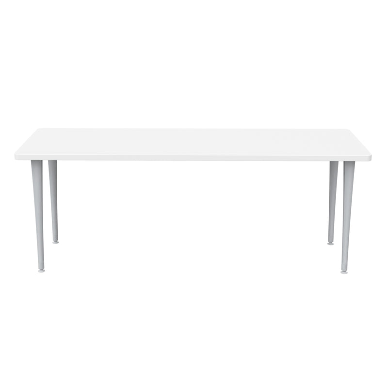 Rumba 72x24" Fixed Base Table Post-Leg Glide