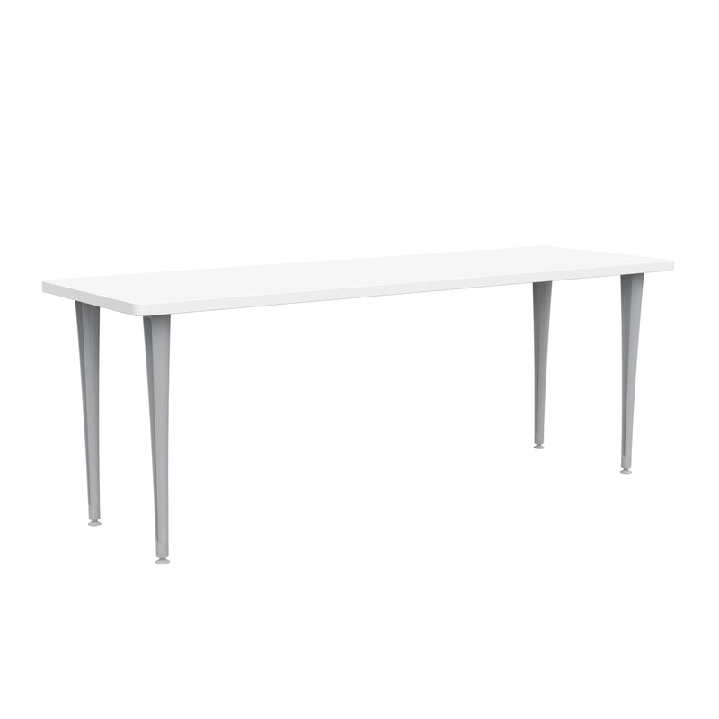 Rumba 72x24" Fixed Base Table Post-Leg Glide