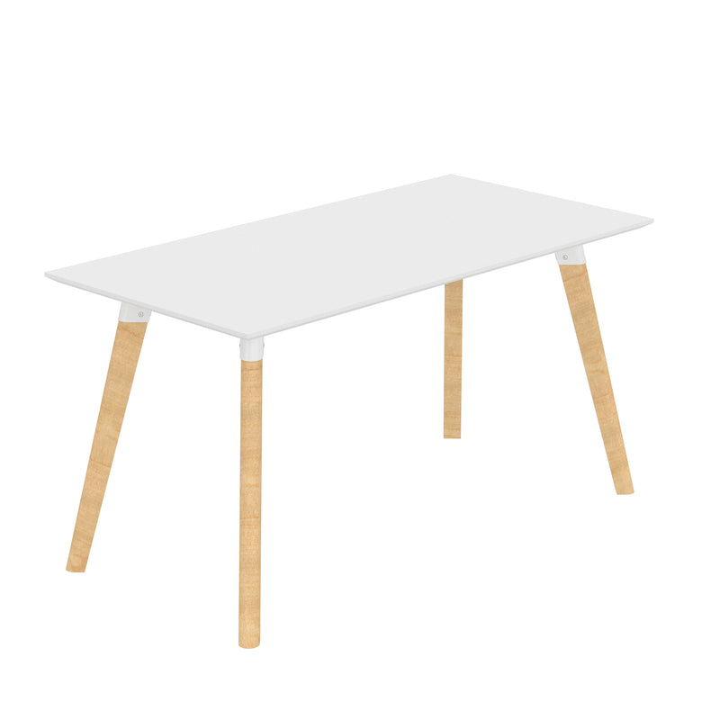 Resi® Desk 30X60 White Wood Leg