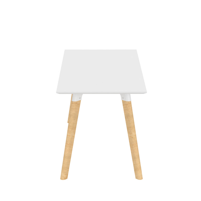 Resi® Desk 30X60 White Wood Leg