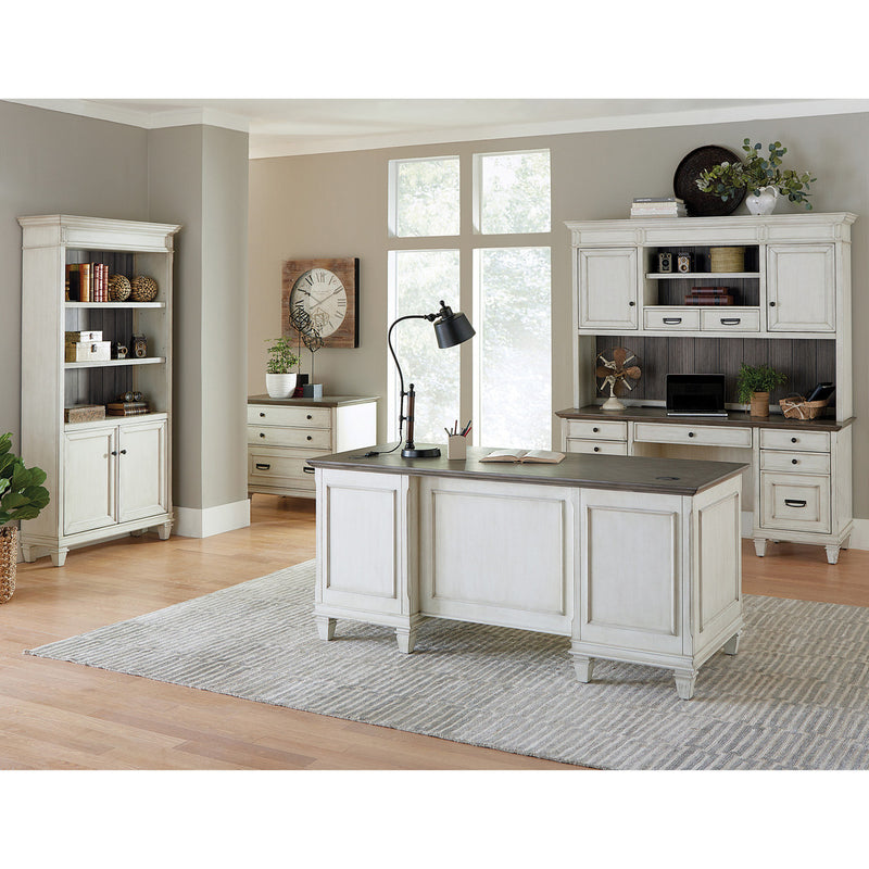 Refined 5 Shelf Bookcase with Doors