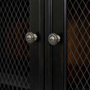 Refined 5 Shelf Bookcase with Doors