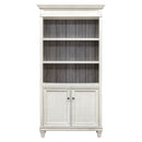 Refined 5 Shelf Bookcase with Doors