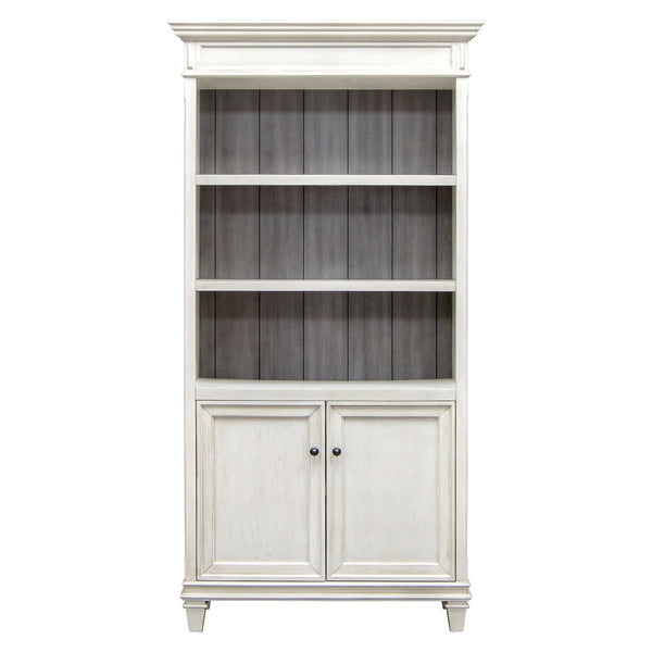 Refined 5 Shelf Bookcase with Doors