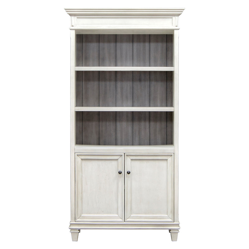 Refined 5 Shelf Bookcase with Doors