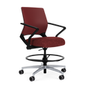 Reset Light Task Stool With Sit-to-Stand Telescoping Gas Lift Option