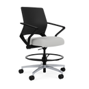 Reset Light Task Stool With Sit-to-Stand Telescoping Gas Lift Option