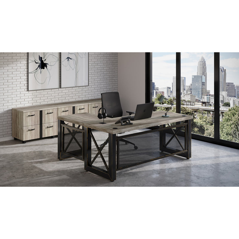 L-Shaped-Executive-Office-Desk