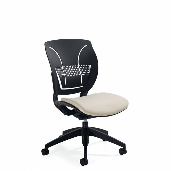 Roma™ Flexible Polypropylene Mid Back Armless Task Chair