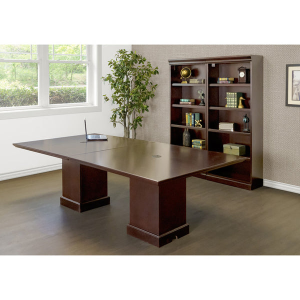 Conference-Table-with-Bookcase