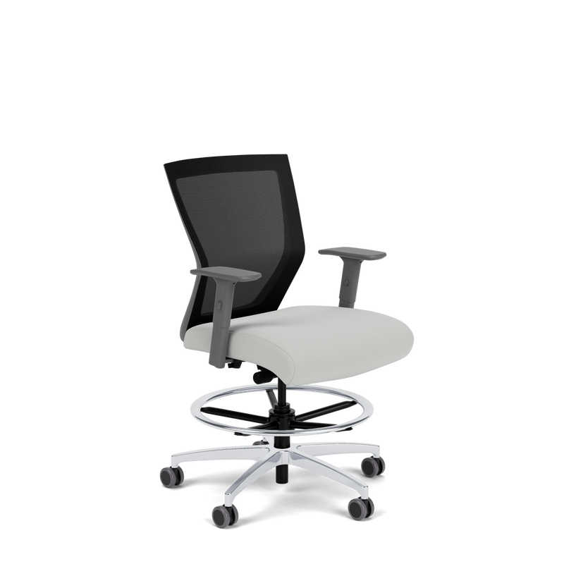 Run II Mid Back Stool with a Large Seat