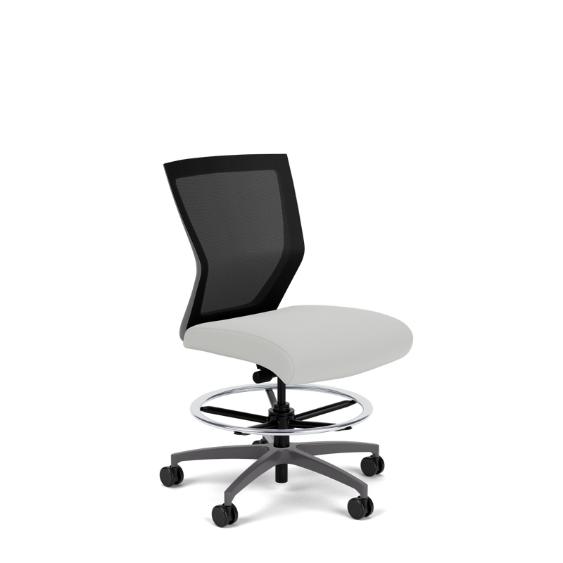 Run II Mid Back Stool with a Large Seat