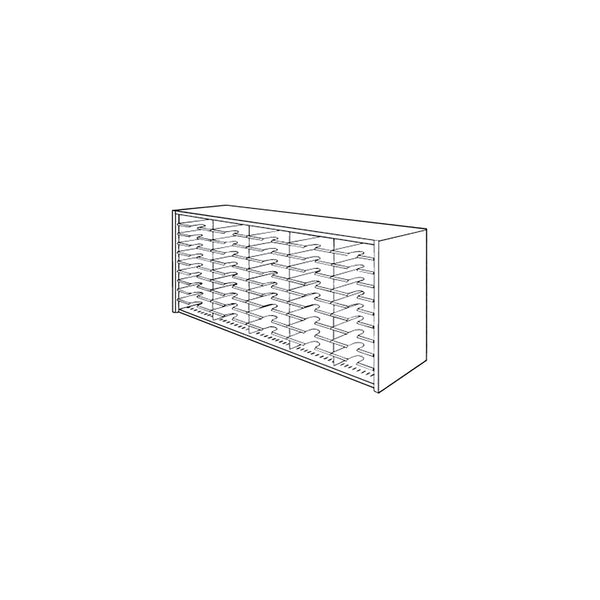 Mailflow Systems Sorter, Closed Back; 35 Sorting Pockets 15”D without Plexi Doors