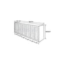 Mailflow Systems Sorter, Closed Back; 60 Sorting Pockets 15”D without Plexi Doors