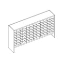 Mailflow Systems Sorter, Closed Back w/ 8" Elevation; 60 Sorting Pockets 15”D