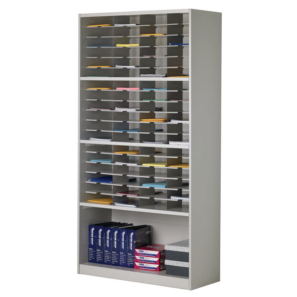 Mailflow-to-Go Cabinet, Literature/Forms, No Doors, 72 Pockets