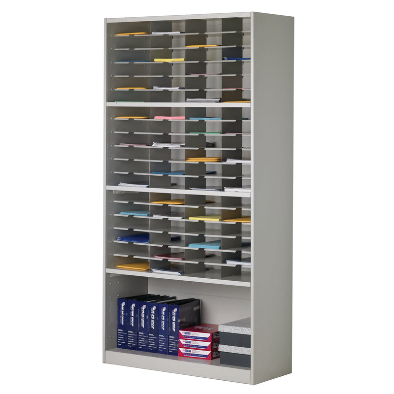 Mailflow-to-Go Cabinet, Literature/Forms, No Doors, 72 Pockets