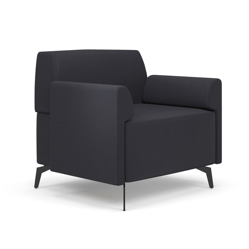 Saxon Modular Reception Seating Tall Arms - Set of 2