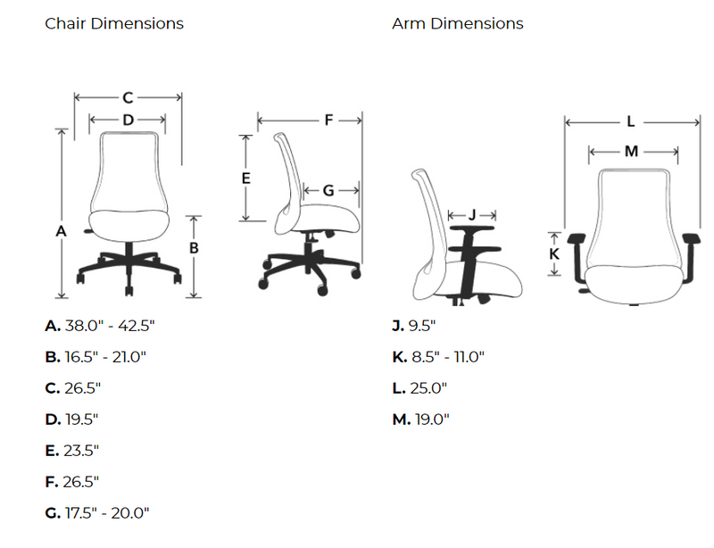 Genie® 24/7 Chair with a Standard A Seat