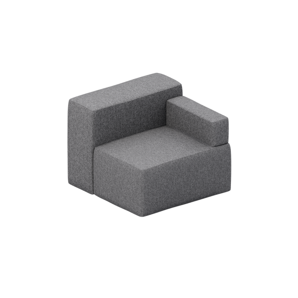 KFI Studios Conversa Modular Small Left Arm Corner Lounge Chair