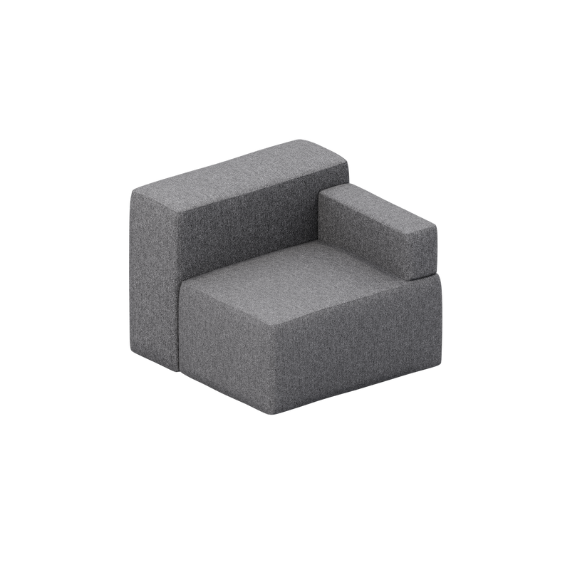 KFI Studios Conversa Modular Small Left Arm Corner Lounge Chair