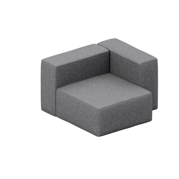 KFI Studios Conversa Collection Modular Left Arm Corner Seat