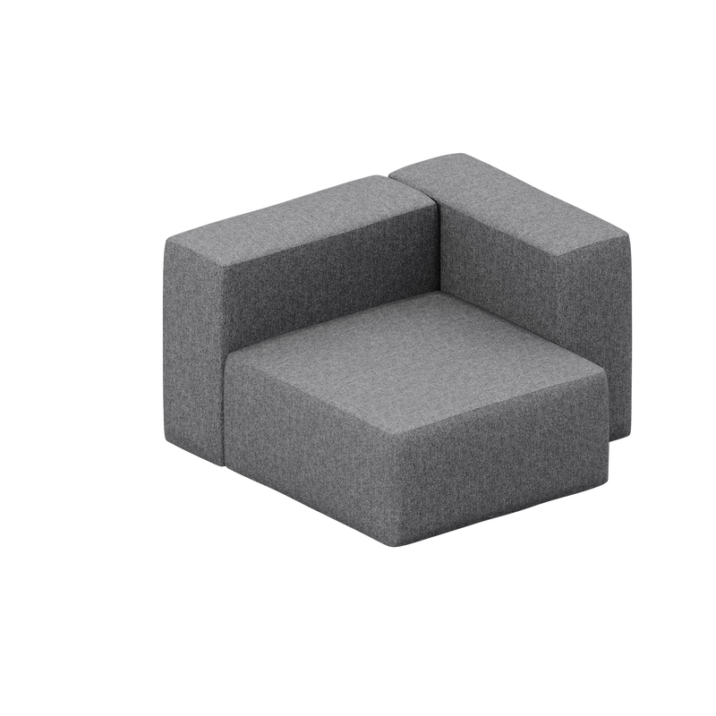 KFI Studios Conversa Collection Modular Left Arm Corner Seat