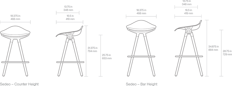 Sedeo Solid Maple Stool