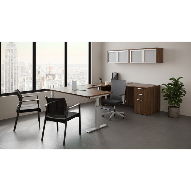 U-Shaped-Adjustable-Height-Desk